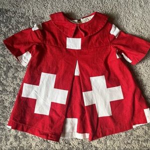 EUC vintage Duchess Lion swing dress